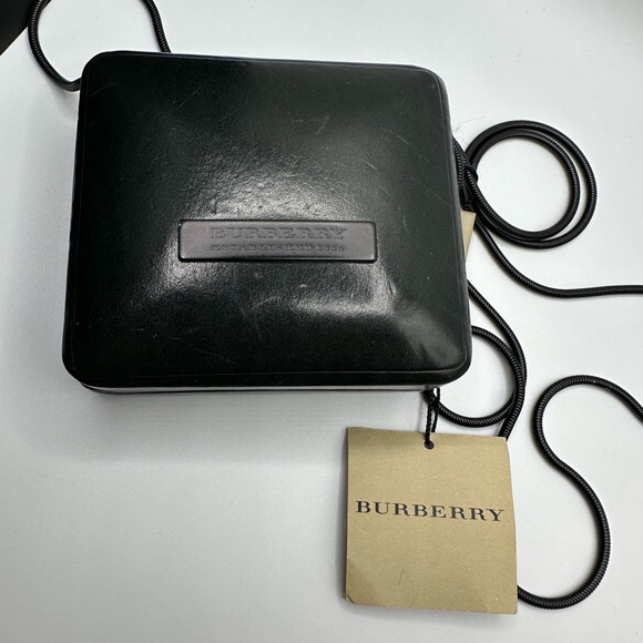 Burberry Handbags - Authentic Burberry "Brockwell" Micro Card Case on Chain - Dark Racing Green